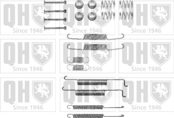 Quinton Hazell BFK305 - Set accesorii, sabot de frana aaoparts.ro