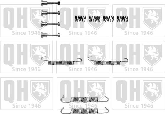 Quinton Hazell BFK339 - Set accesorii, saboti frana parcare aaoparts.ro