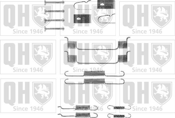 Quinton Hazell BFK338 - Set accesorii, sabot de frana aaoparts.ro