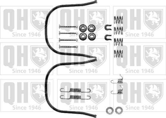 Quinton Hazell BFK252 - Set accesorii, sabot de frana aaoparts.ro