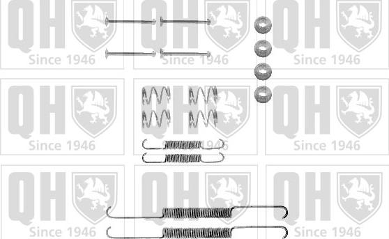 Quinton Hazell BFK203 - Set accesorii, sabot de frana aaoparts.ro