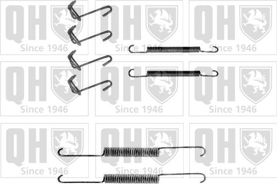 Quinton Hazell BFK224 - Set accesorii, sabot de frana aaoparts.ro