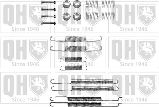 Quinton Hazell BFK278 - Set accesorii, sabot de frana aaoparts.ro