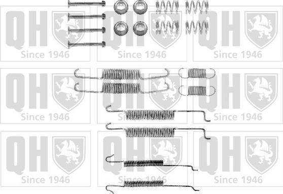 Quinton Hazell BFK277 - Set accesorii, sabot de frana aaoparts.ro