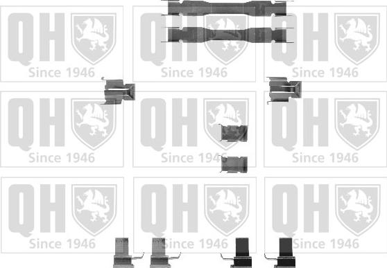 Quinton Hazell BFK793 - Set accesorii, placute frana aaoparts.ro