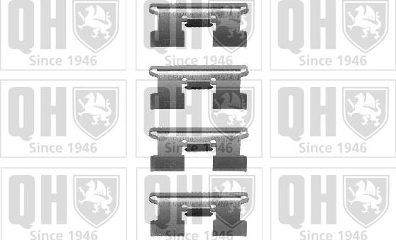 Quinton Hazell BFK763 - Set accesorii, placute frana aaoparts.ro