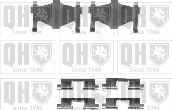Quinton Hazell BFK783 - Set accesorii, placute frana aaoparts.ro