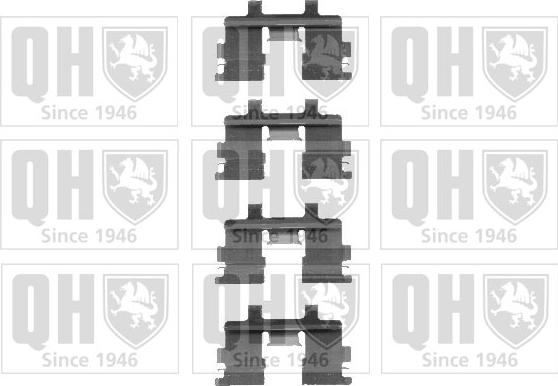 Quinton Hazell BFK728 - Set accesorii, placute frana aaoparts.ro