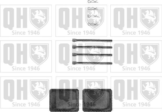 Quinton Hazell BFK776 - Set accesorii, placute frana aaoparts.ro