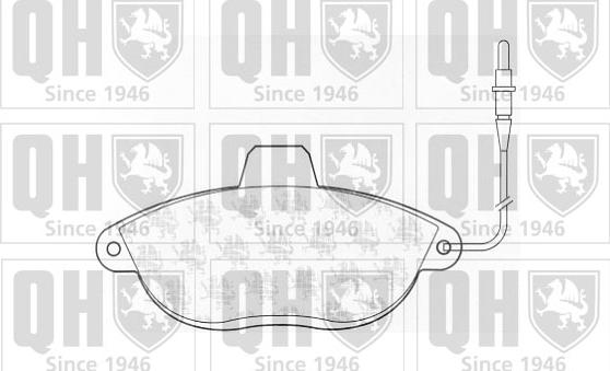 Quinton Hazell BP903 - Set placute frana,frana disc aaoparts.ro
