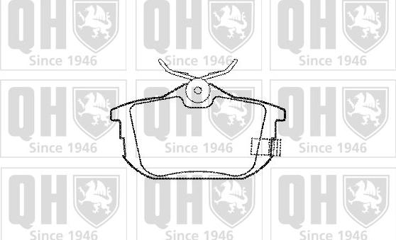 Quinton Hazell BP973 - Set placute frana,frana disc aaoparts.ro