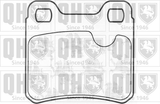 Quinton Hazell BP449 - Set placute frana,frana disc aaoparts.ro
