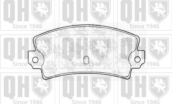 Quinton Hazell BP544 - Set placute frana,frana disc aaoparts.ro
