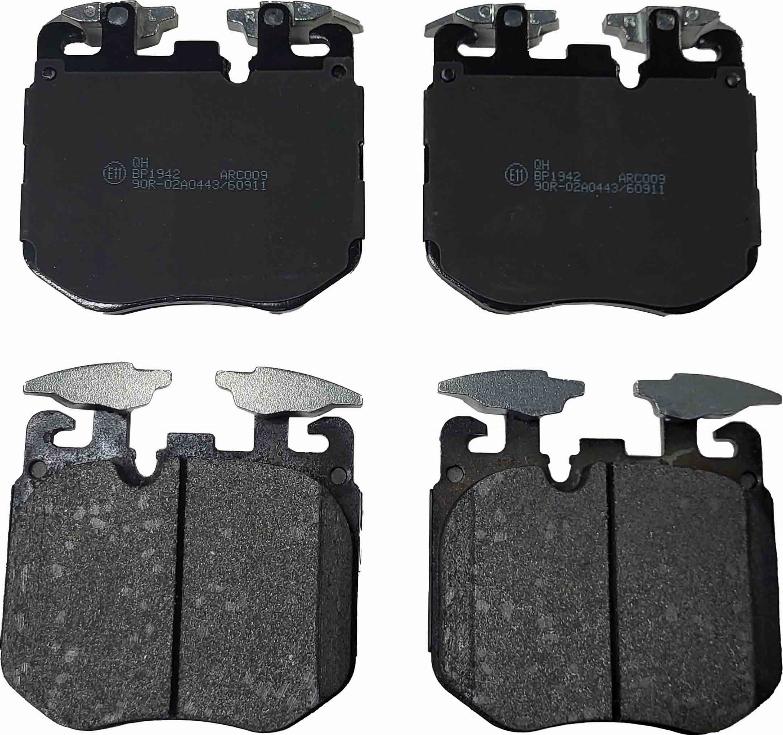 Quinton Hazell BP1942 - Set placute frana,frana disc aaoparts.ro