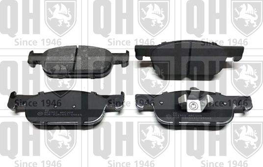 Quinton Hazell BP1902 - Set placute frana,frana disc aaoparts.ro