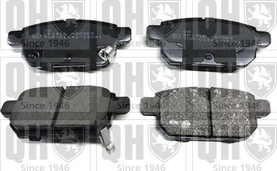 Quinton Hazell BP1916 - Set placute frana,frana disc aaoparts.ro