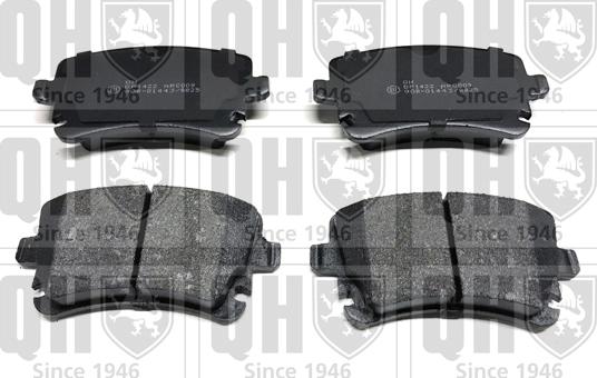 Quinton Hazell BP1422 - Set placute frana,frana disc aaoparts.ro