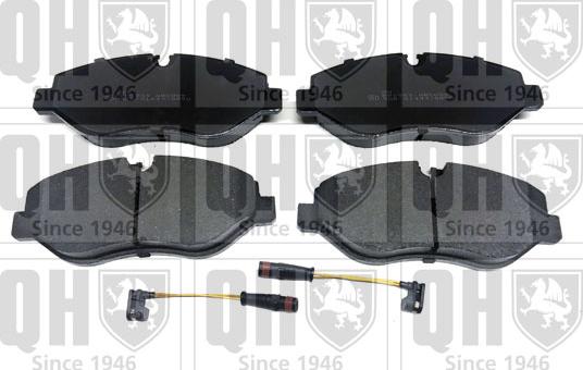 Quinton Hazell BP1555 - Set placute frana,frana disc aaoparts.ro
