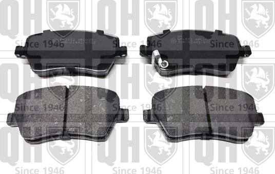 Quinton Hazell BP1532 - Set placute frana,frana disc aaoparts.ro