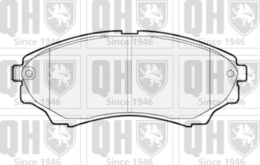 Quinton Hazell BP1523 - Set placute frana,frana disc aaoparts.ro