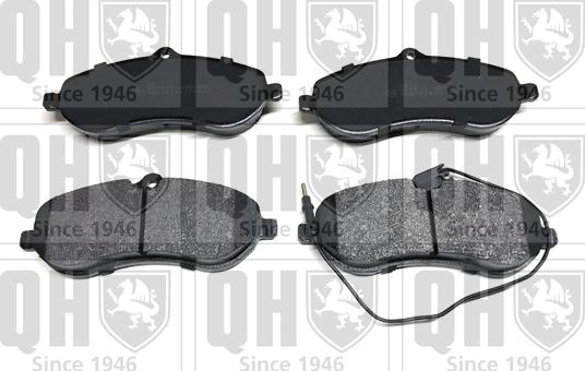 Quinton Hazell BP1572 - Set placute frana,frana disc aaoparts.ro