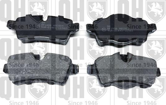 Quinton Hazell BP1606 - Set placute frana,frana disc aaoparts.ro