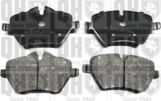 Quinton Hazell BP1607 - Set placute frana,frana disc aaoparts.ro