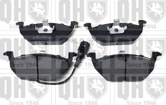 Quinton Hazell BP1142 - Set placute frana,frana disc aaoparts.ro