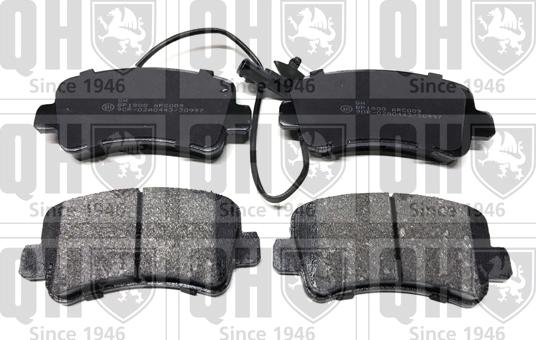 Quinton Hazell BP1800 - Set placute frana,frana disc aaoparts.ro