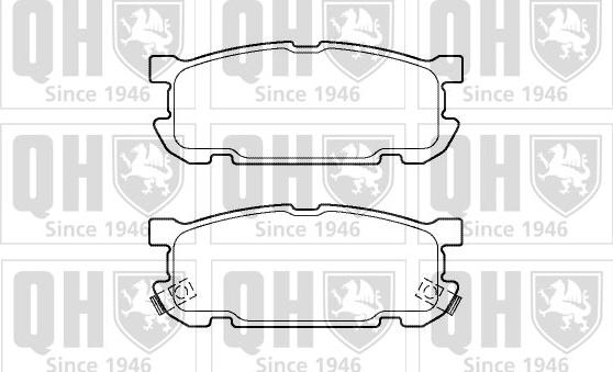 Quinton Hazell BP1361 - Set placute frana,frana disc aaoparts.ro
