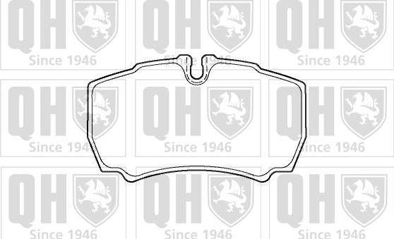 Quinton Hazell BP1379 - Set placute frana,frana disc aaoparts.ro