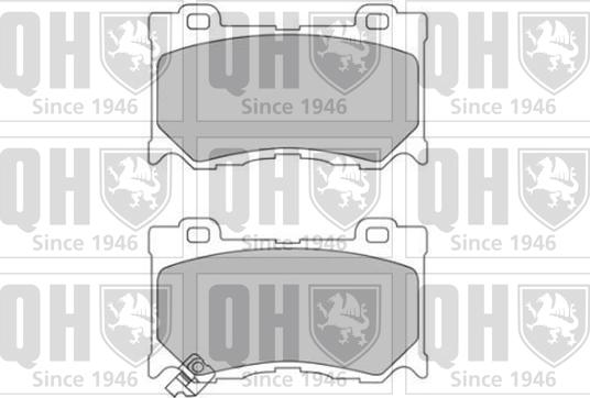 Quinton Hazell BP1703 - Set placute frana,frana disc aaoparts.ro