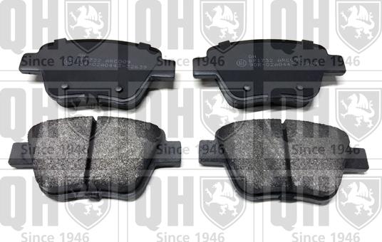 Quinton Hazell BP1732 - Set placute frana,frana disc aaoparts.ro