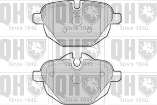 Quinton Hazell BP1771 - Set placute frana,frana disc aaoparts.ro