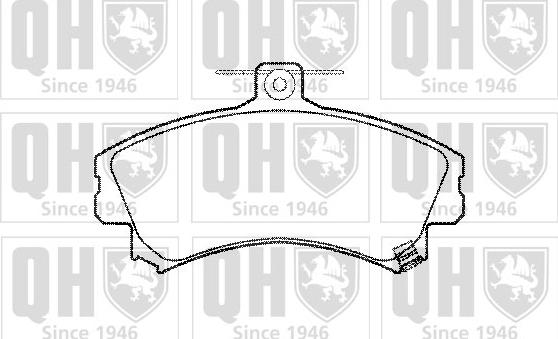 Quinton Hazell BP877 - Set placute frana,frana disc aaoparts.ro