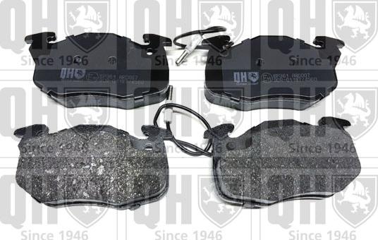 Quinton Hazell BP361 - Set placute frana,frana disc aaoparts.ro