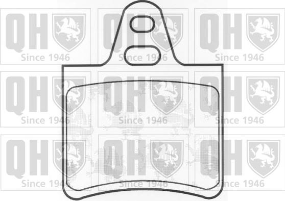 Quinton Hazell BP265 - Set placute frana,frana disc aaoparts.ro