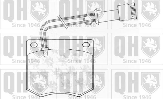 Quinton Hazell BP219 - Set placute frana,frana disc aaoparts.ro