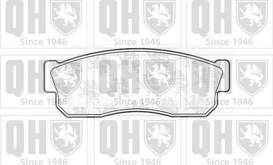 Quinton Hazell BP229 - Set placute frana,frana disc aaoparts.ro