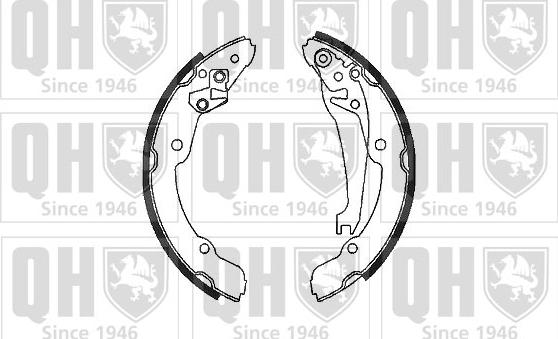 Quinton Hazell BS991 - Set saboti frana aaoparts.ro