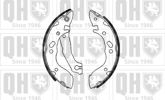 Quinton Hazell BS923 - Set saboti frana aaoparts.ro