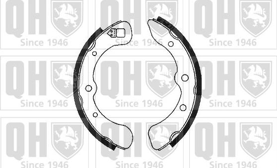 Quinton Hazell BS674 - Set saboti frana aaoparts.ro