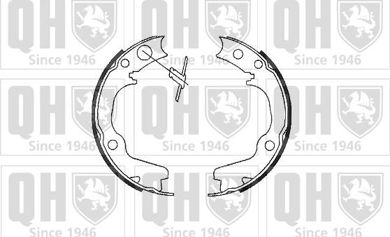 Quinton Hazell BS1097 - Set saboti frana, frana de mana aaoparts.ro