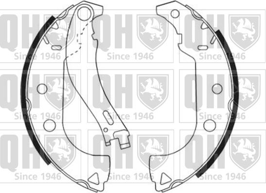 Quinton Hazell BS1167 - Set saboti frana aaoparts.ro