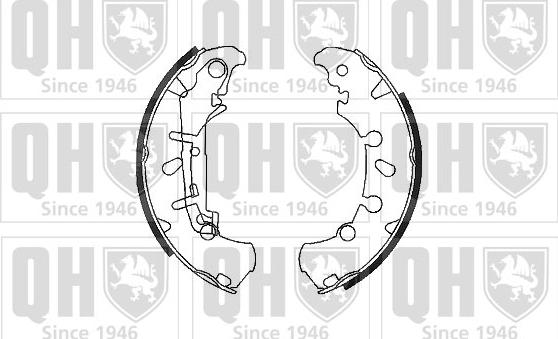 Quinton Hazell BS1116 - Set saboti frana aaoparts.ro