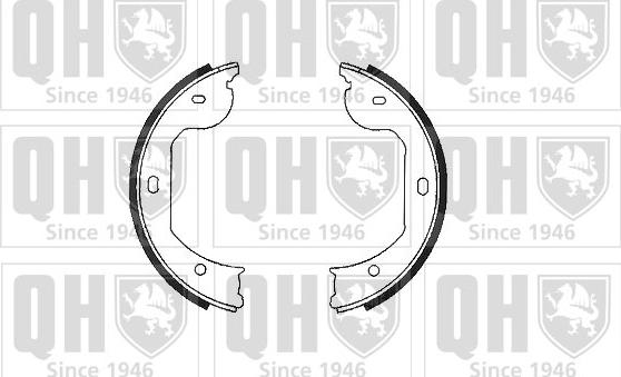 Quinton Hazell BS1118 - Set saboti frana, frana de mana aaoparts.ro