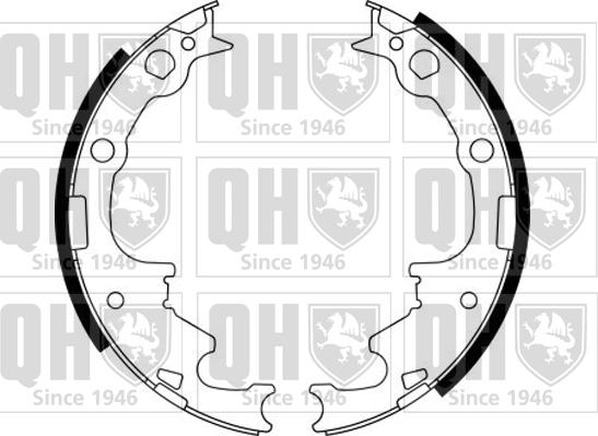 Quinton Hazell BS1131 - Set saboti frana aaoparts.ro