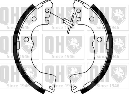 Quinton Hazell BS1126 - Set saboti frana aaoparts.ro