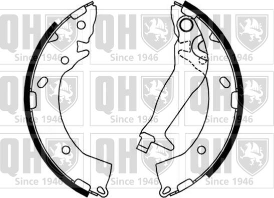 Quinton Hazell BS1173 - Set saboti frana aaoparts.ro
