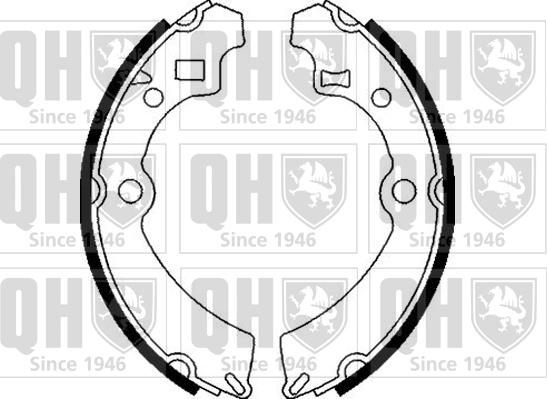 Quinton Hazell BS824 - Set saboti frana aaoparts.ro